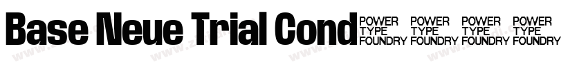 Base Neue Trial Cond字体转换